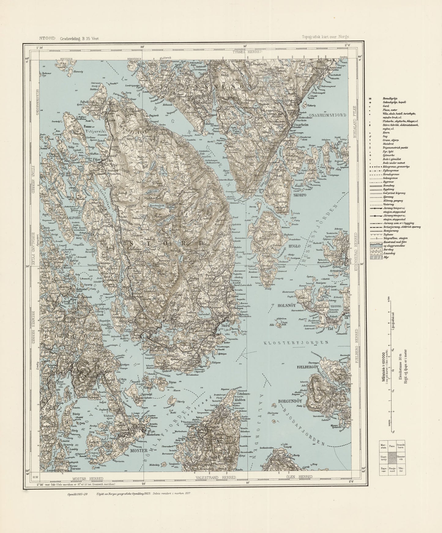 B35 vest Stord: Hordaland