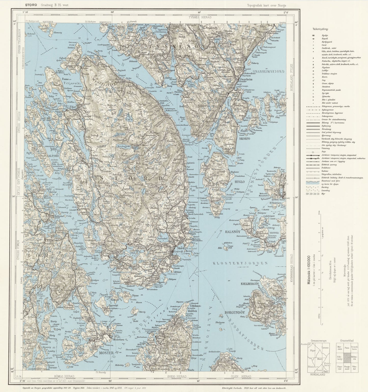 B35 vest Stord: Hordaland