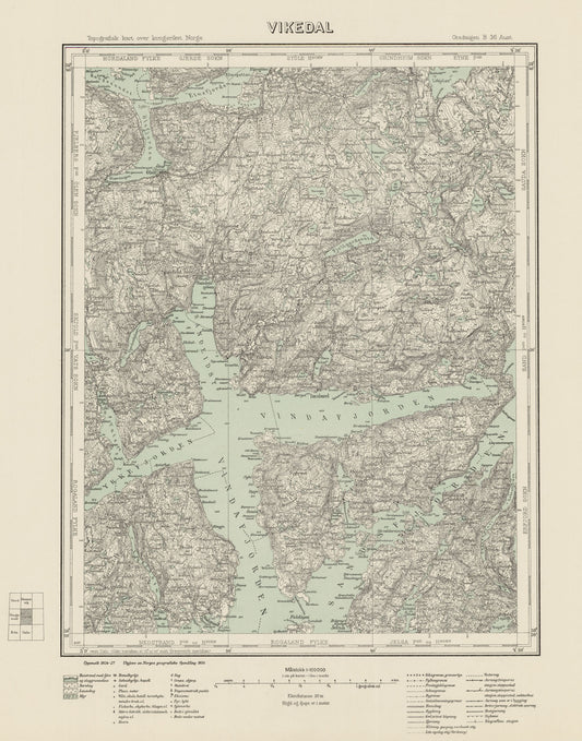 B36 aust Vikedal: Hordaland | Rogaland
