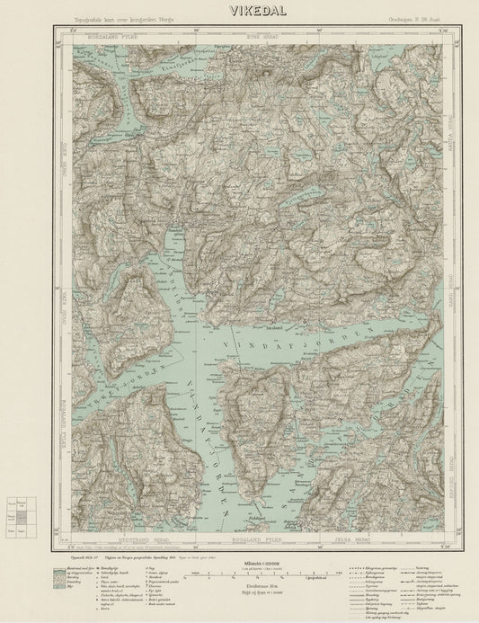 B36 aust Vikedal: Hordaland | Rogaland