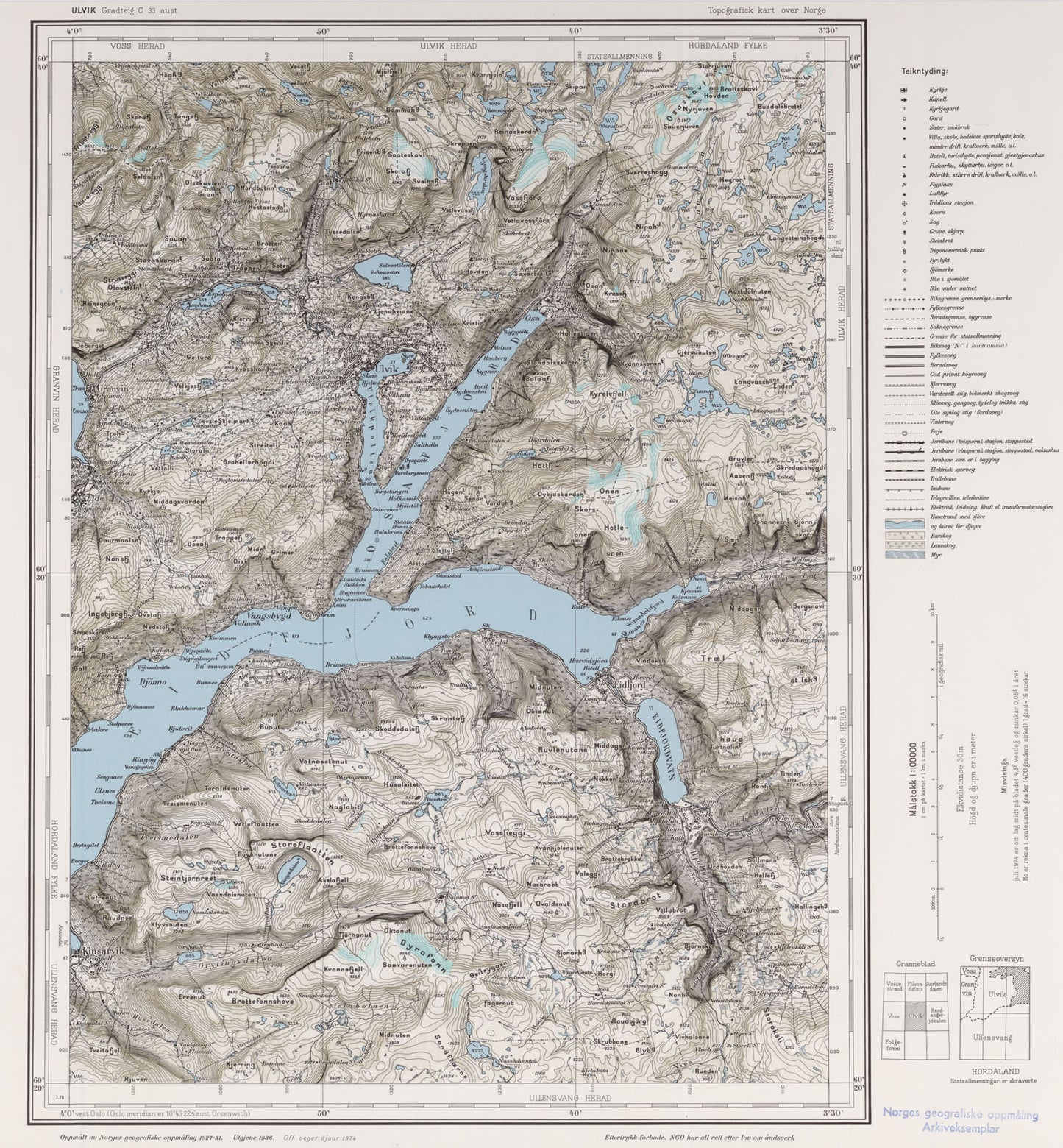 C33 aust Ulvik: Hordaland