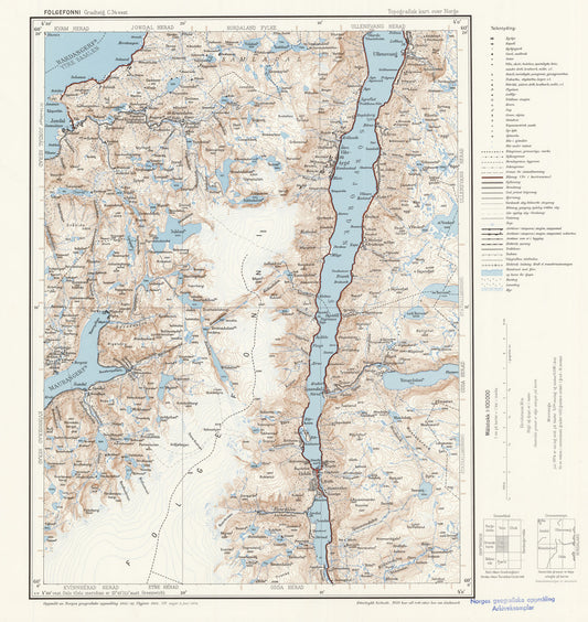 C34 vest Folgefonni: Hordaland