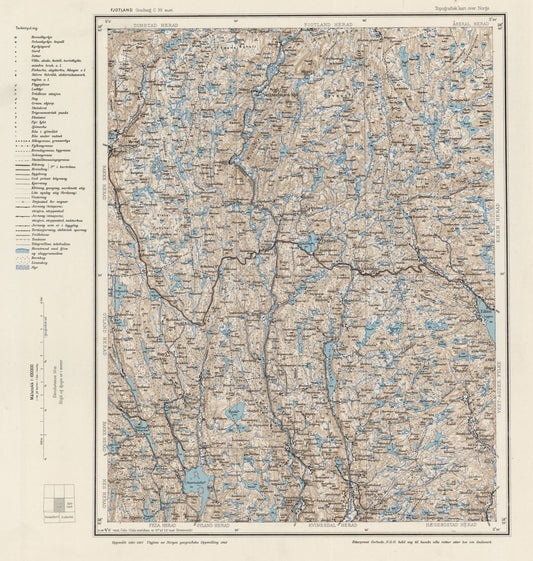 C39 aust Fjotland: Rogaland | Vest-Agder