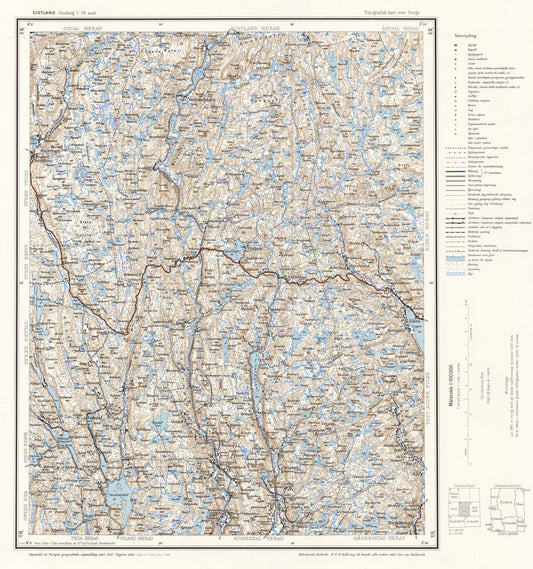C39 aust Fjotland: Rogaland | Vest-Agder
