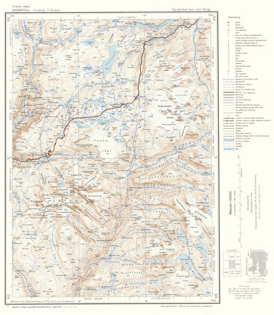 D30 aust Sygnefjell: Oppland | Sogn og Fjordane