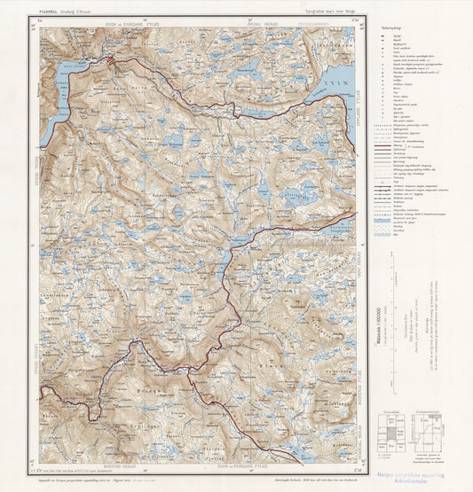 D31 aust Fillefjell: Buskerud | Oppland | Sogn og Fjordane