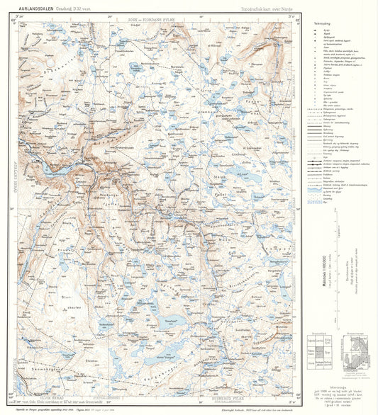 C32 vest Aurlandsdalen: Buskerud | Sogn og Fjordane