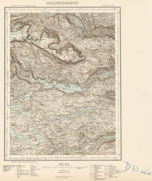 D33 aust Hallingskarvet: Buskerud