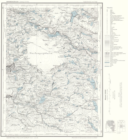 D33 vest Hardangerjøkulen: Buskerud | Hordaland
