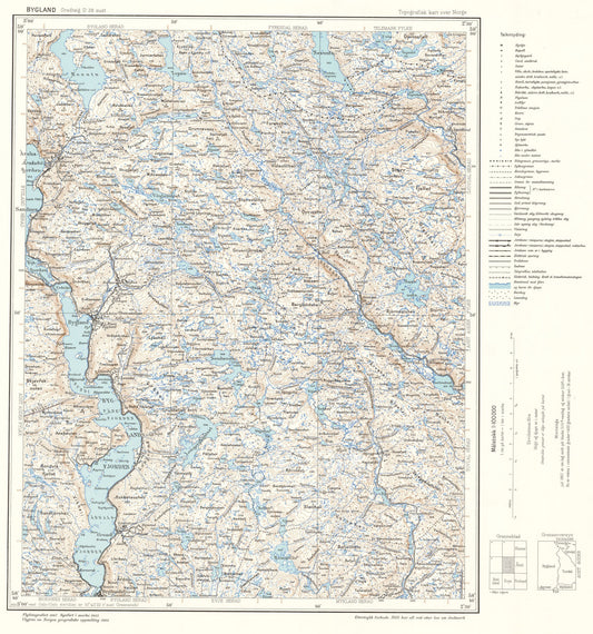 D38 aust Bygland: Aust-Agder | Telemark