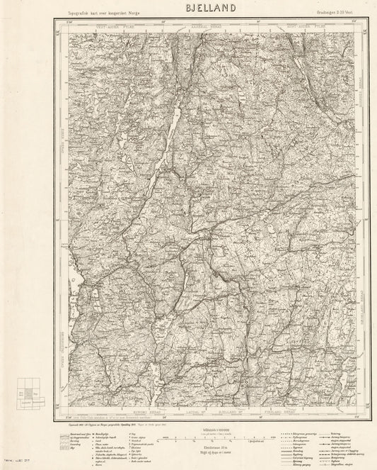 D39 vest Bjelland: Aust-Agder | Vest-Agder