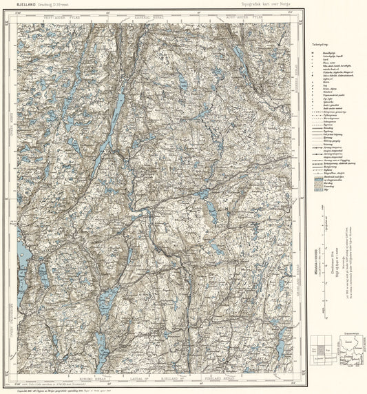 D39 vest Bjelland: Aust-Agder | Vest-Agder