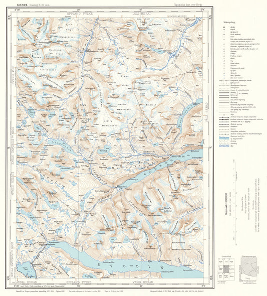 E30 vest Gjende: Oppland