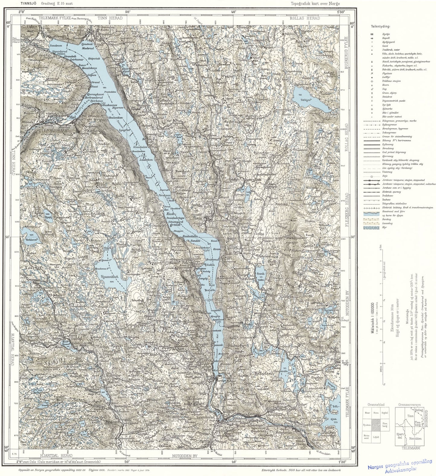 E35 aust Tinnsjø: Buskerud | Telemark