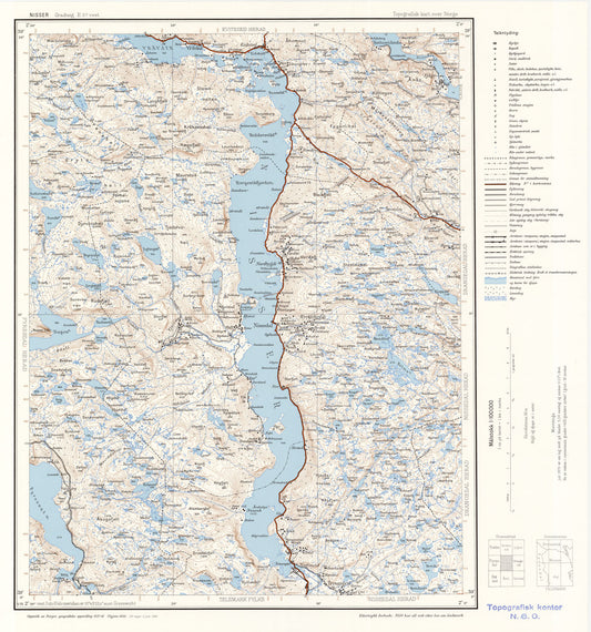 E37 aust Nisser: Telemark