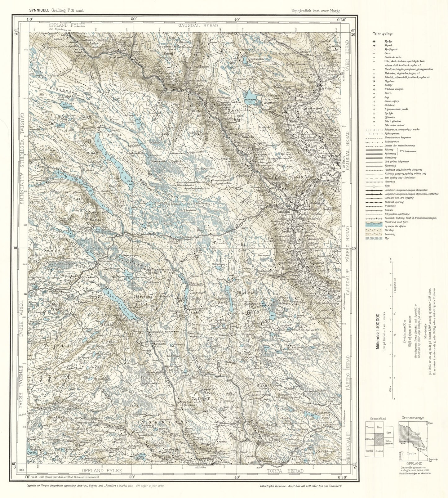 F31 aust Synnfjell: Oppland