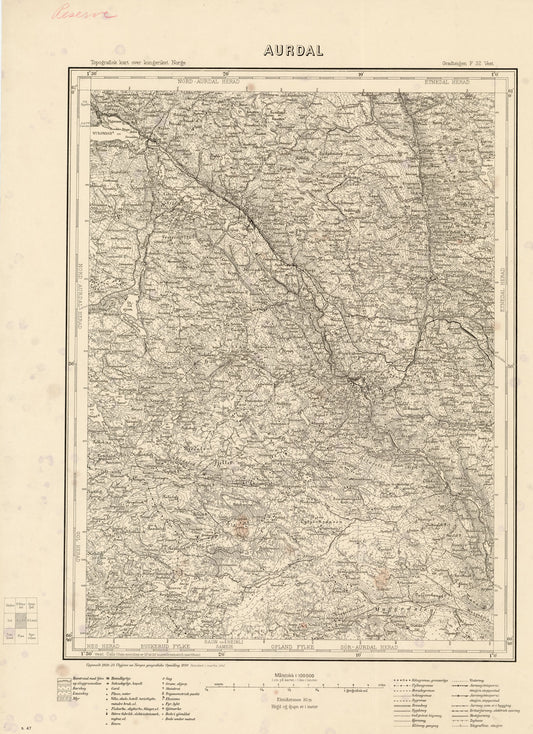 F32 vest Aurdal: Buskerud | Oppland