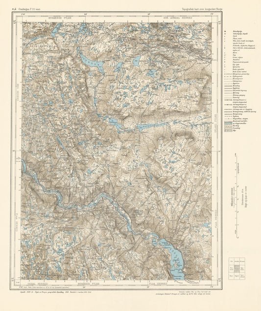 F33 vest Flå: Buskerud | Oppland