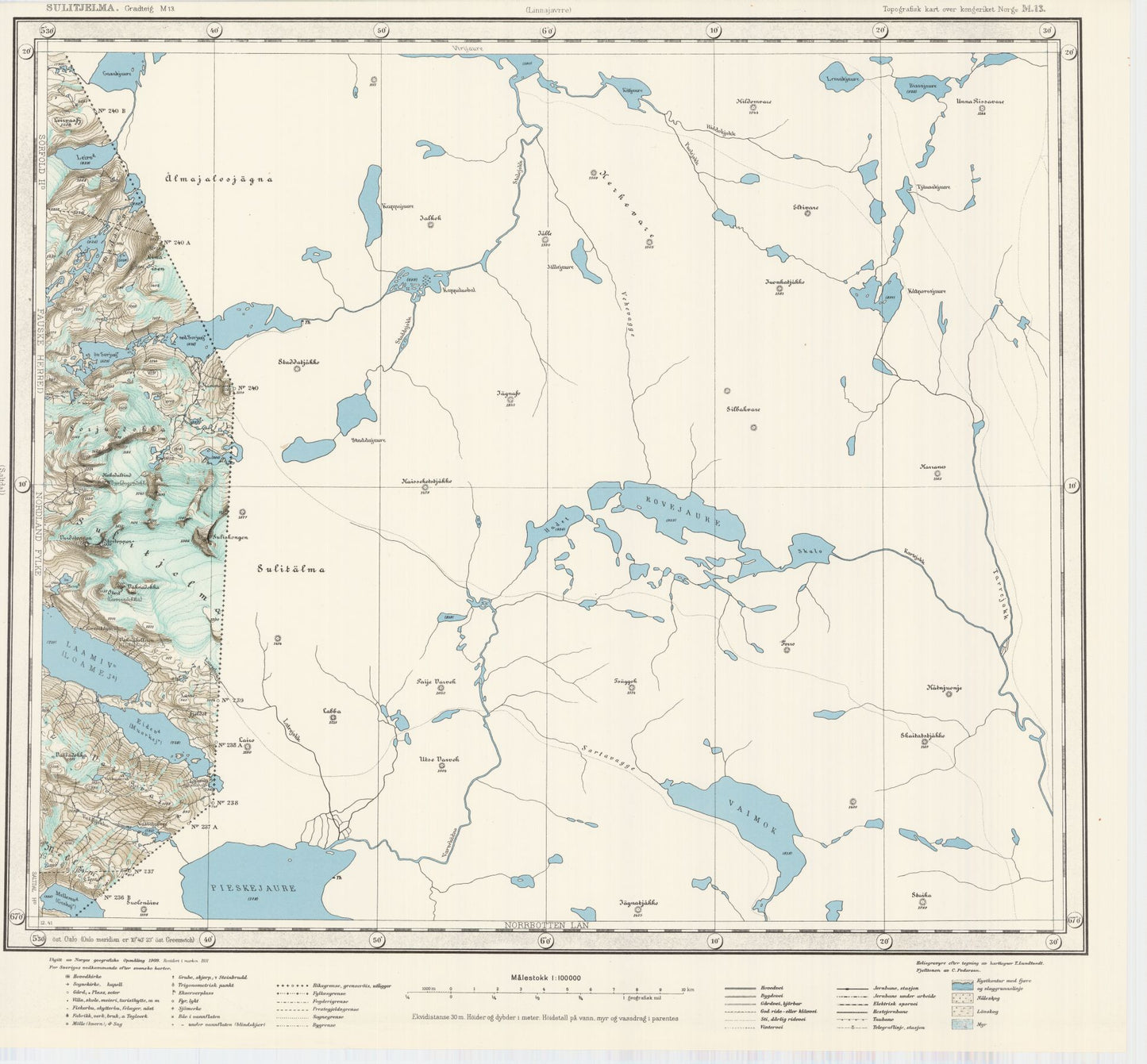 M13 Sulitelma: Nordland