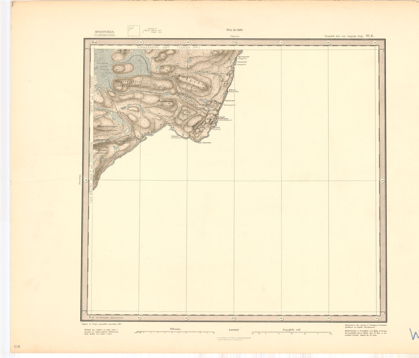 W8 Hugstfjeld Caskemvarre: Finnmark