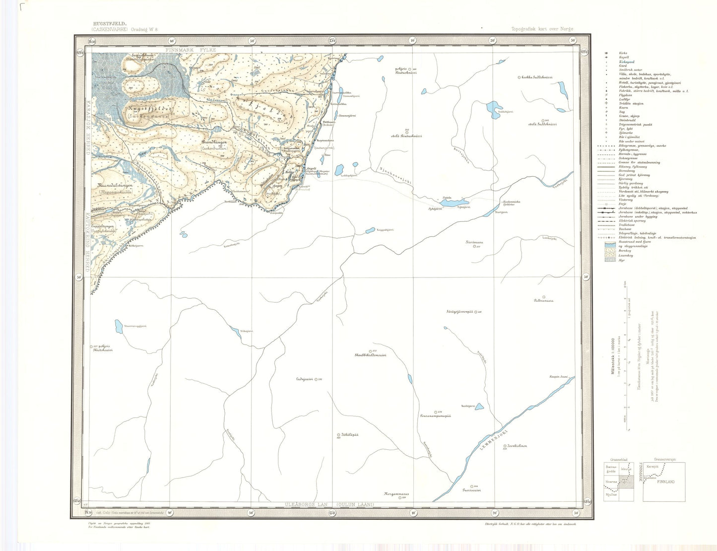 W8 Hugstfjeld Caskemvarre: Finnmark