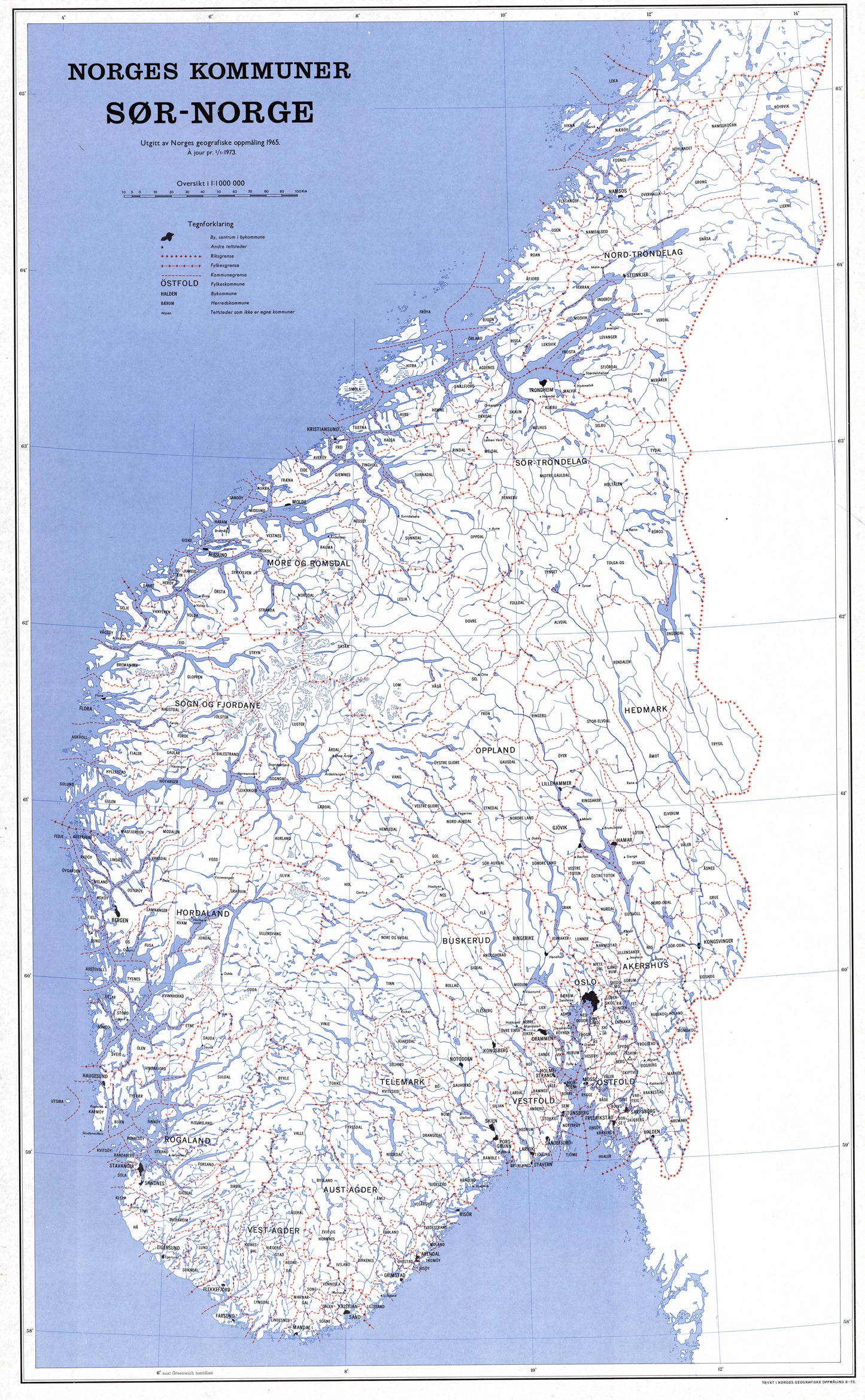 Norges kommuner Sør-Norge: Norge