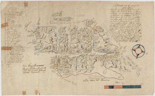 Kartblad 112: Carte over det Wigsche-Nordmørsche Compagnie District: Møre og Romsdal