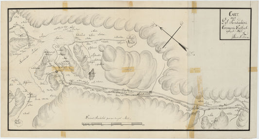 Kartblad 113: Cart over det Romsdahlske Compagnie District: Møre og Romsdal