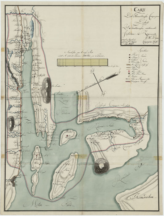 Kartblad 115: Carte over det Fanneøttingske Compagnie District: Møre og Romsdal