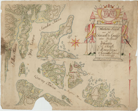 Kartblad 119: Situations Kaart over det Gimnatsche Compagnie District: Møre og Romsdal