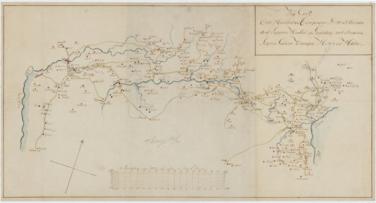 Kartblad 11-2: Wey-Cart over det Haabbelske Compagnie District, versjon 2: Østfold