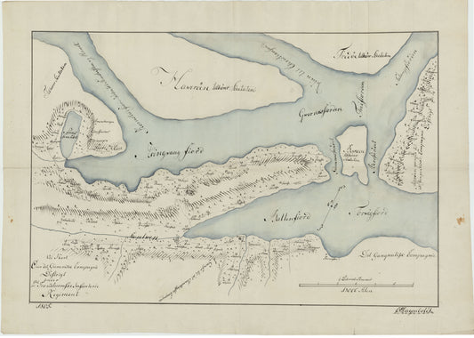 Kartblad 121-1: Vei Kort over det Giemniske Compagnie District; versjon 1: Møre og Romsdal