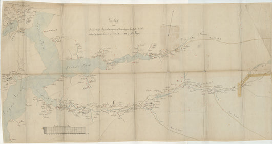 Kartblad 138: Vei-Cart over det Leirdalske Jæger Compagnie: Sogn og Fjordane