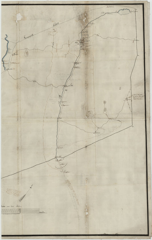 Kartblad 163 øst: Det Elverumske Skjeløber Compagnie; østre del: Hedmark
