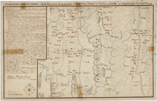 Kartblad 175: Situations Carte over det Nordre Jarlsbergsche Compagnie District: Vestfold