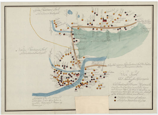 Kartblad 179: Wei Kort over det Strindenske Compagnie District: Sør-Trøndelag
