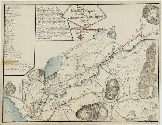Kartblad 185: Carta ower det Wærdahlske Liff-Compagnie: Nord-Trøndelag