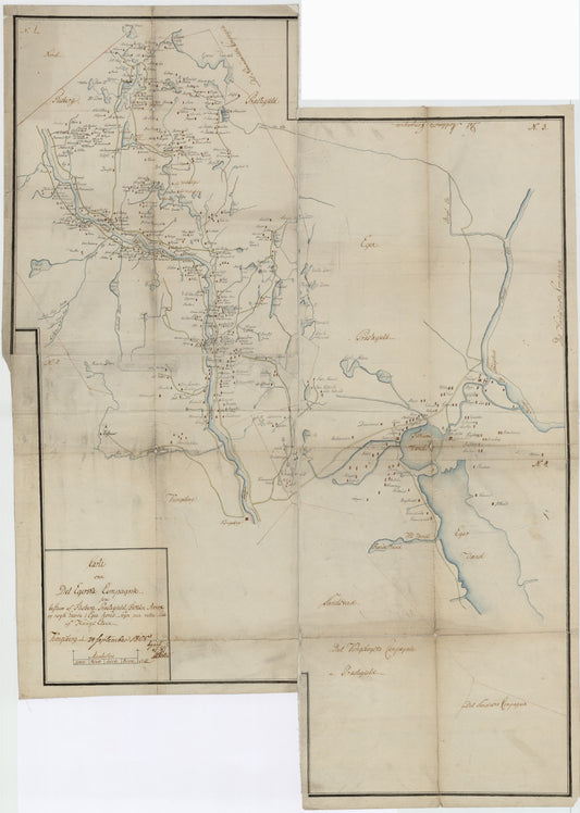 Kartblad 30: Cart over det Egerske Compagnie District: Buskerud