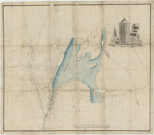 Kartblad 62: Cart over det Modumske Compagnie District: Buskerud
