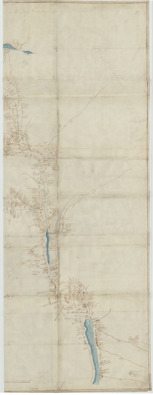 Kartblad 63 øst: Det yttere Hallingdahlske Infanterie Compagnie District: Buskerud