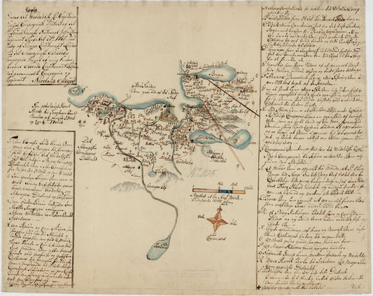 Kartblad 79: Carta ower Werdahlske Hr. Capitaine Boyes Compagnies District: Nord-Trøndelag