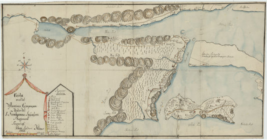 Kartblad 81: Carta over det Ytterøiske Compagnie District: Nord-Trøndelag