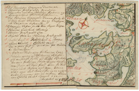 Kartblad 83: Det Inderøeske Compagnie District: Nord-Trøndelag