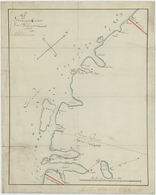 Kartblad 99: Cart over det Biørnørske Compagnie District: Sør-Trøndelag