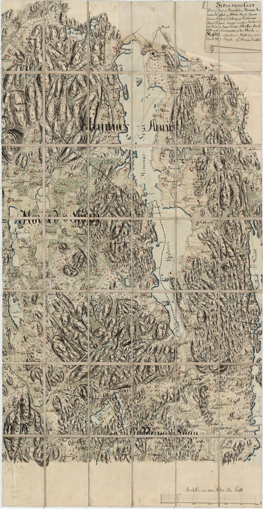 Kart over Baastad, Hemnes, Trøgstad, Askim og en del av Eidsberg og Røddenæs, del B: Østfold