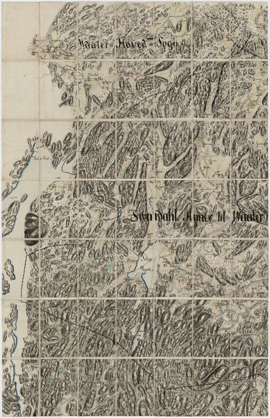 Kart over Onsø, Gleminge, Thunø, Raade, Rygge, en del av Vaaler, Svindal, Skibtvedt, Moss og Vassbygden, Jeløen og Soner, del 5: Østfold