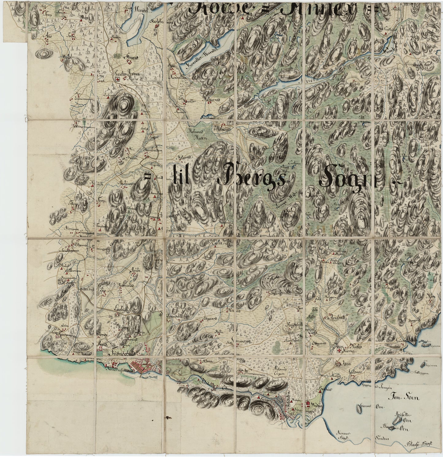 Kart over en del av Rokke, Skjeberg, Varteig, Degernes, Rakkestad, Ons og Eidsberg, del 2: Østfold