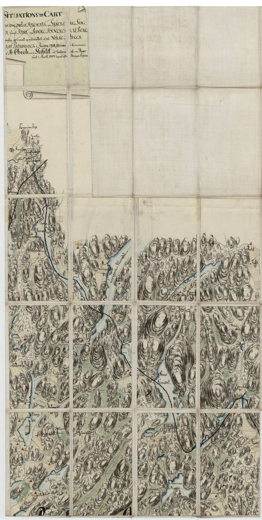 Kart over en del av Rokke, Skjeberg, Varteig, Degernes, Rakkestad, Ons og Eidsberg, del 3 øst: Østfold