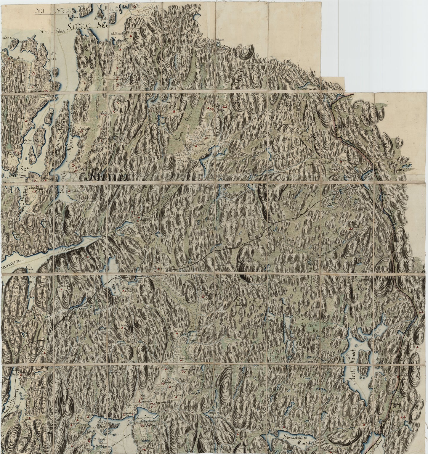 Kart over det nordøstlige del av Røddenæs, Rømskog og en del av Hemnæs og Setskogs annekser, del 4: Østfold