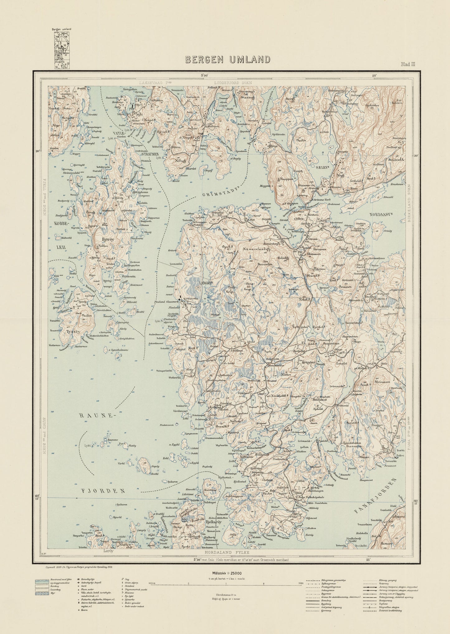 Bergen omland III: Hordaland